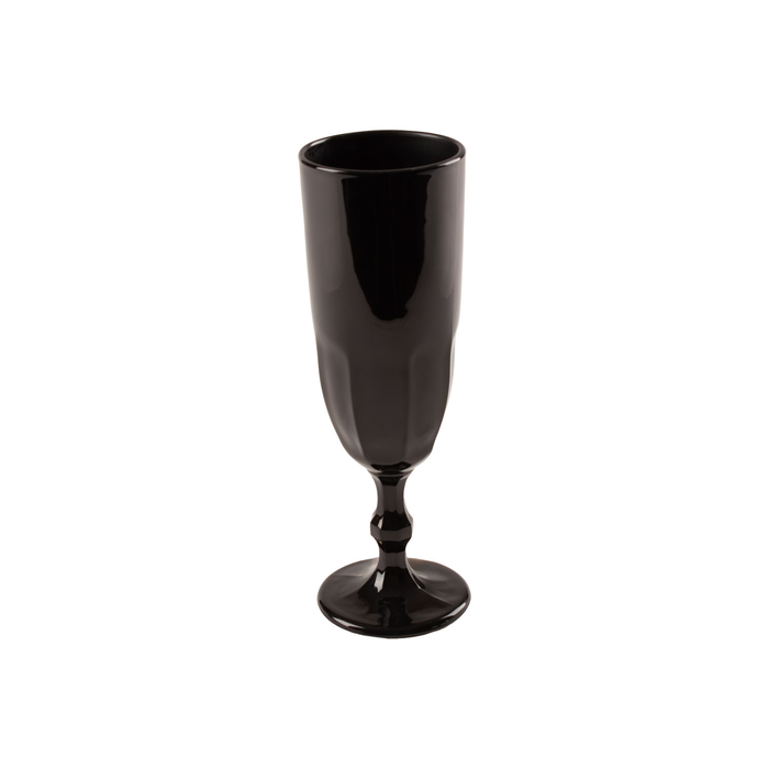Country black champagne flute 160ml - Onis - 5601875112871