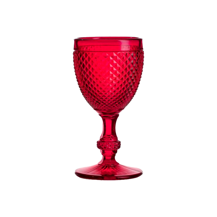 4 Red wine glass Bicos red 210ml - Vista Alegre - 5601266324197