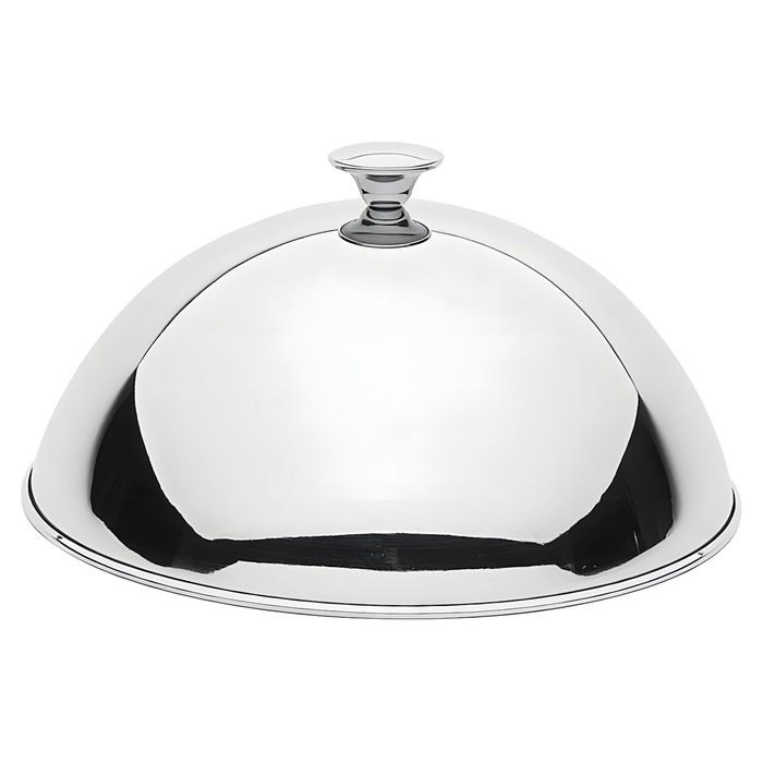 Guy Degrenne Cloche Redonda Inox 26 cm Prateado - Degrenne - 3057190441134