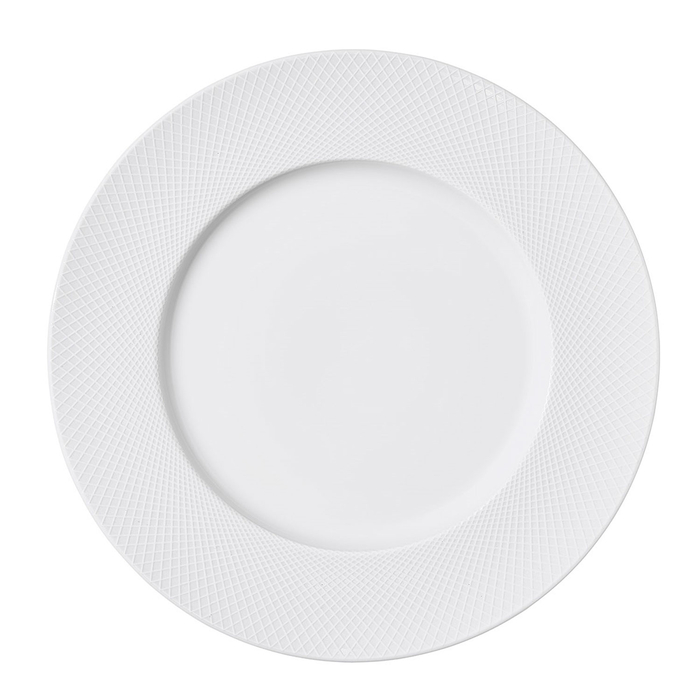 Prato Marcador Graphique 32,5cm, Porcelana Branca - Degrenne - 3057192454477