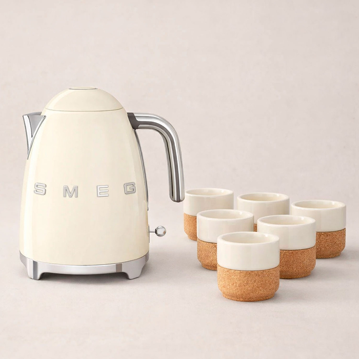 Pearl Tea Ritual Set Alma Gémea and SMEG Cream - SMEG Portugal | Exclusive Design Kitchen Packs - 5602737110486