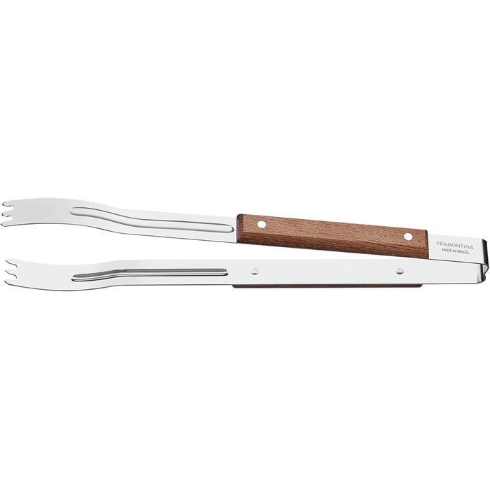 Tramontina Churrasco Meat Tongs 37 cm Natural Wood - Tramontina - 7891112111851
