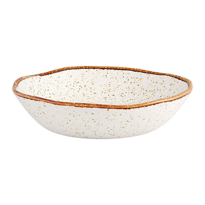 Prato Fundo Rustic Blend Branco, 22 cm, Grés - Vista Alegre - 5604782032928