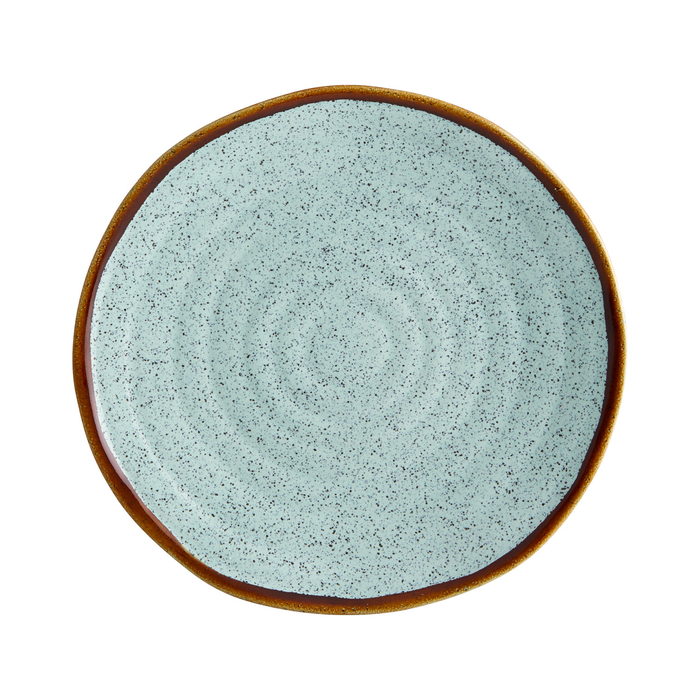 Prato sobremesa Rustic Blend Turquoi 22cm - Vista Alegre - 5604782034267