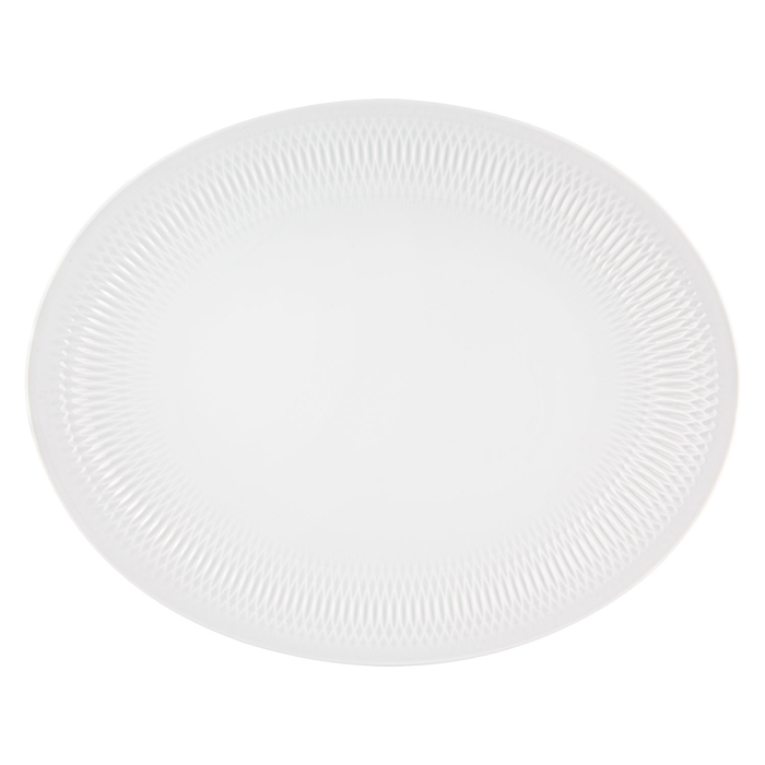 Utopia Oval Platter White 35x27cm - Vista Alegre - 5601266908908