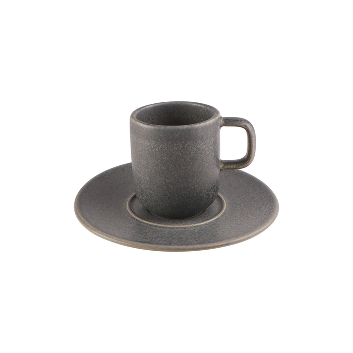 Chávena café Único Antracite 90ml - Mesa Ceramics - 5602737102757