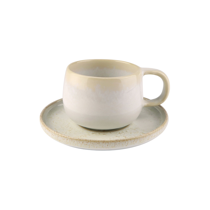 Linen tea cup 260ml - Mesa Ceramics - 5602737096018