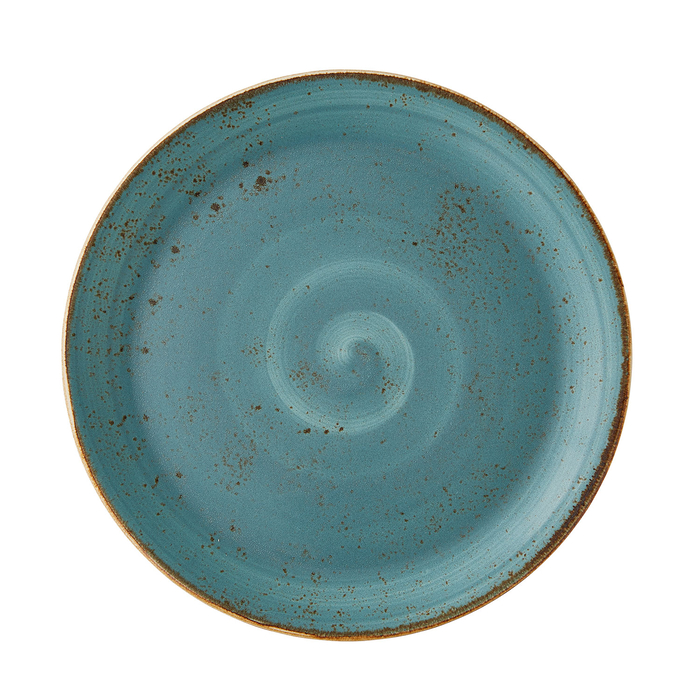 Prato Coupe 28cm Craft Azul, Porcelana vitrificada - Steelite - 5018461437964