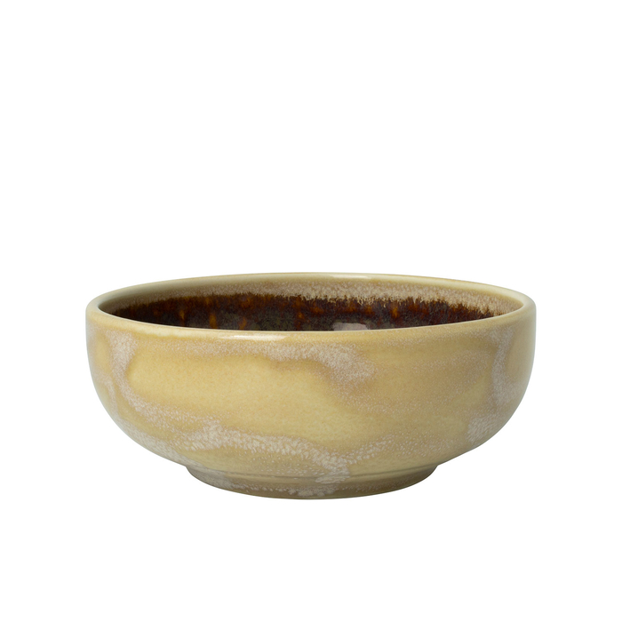 Aurora Vesuvius Amber 15cm Bowl, vitrified Porcelain - Steelite - 5018461672402