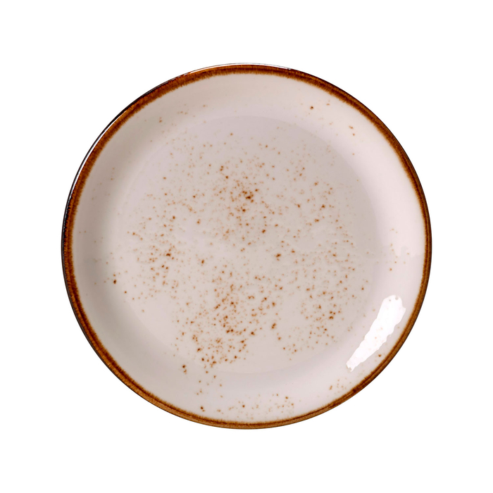 Prato Raso Craft Branco 23cm, Porcelana vitrificada - Steelite - 5018461438121
