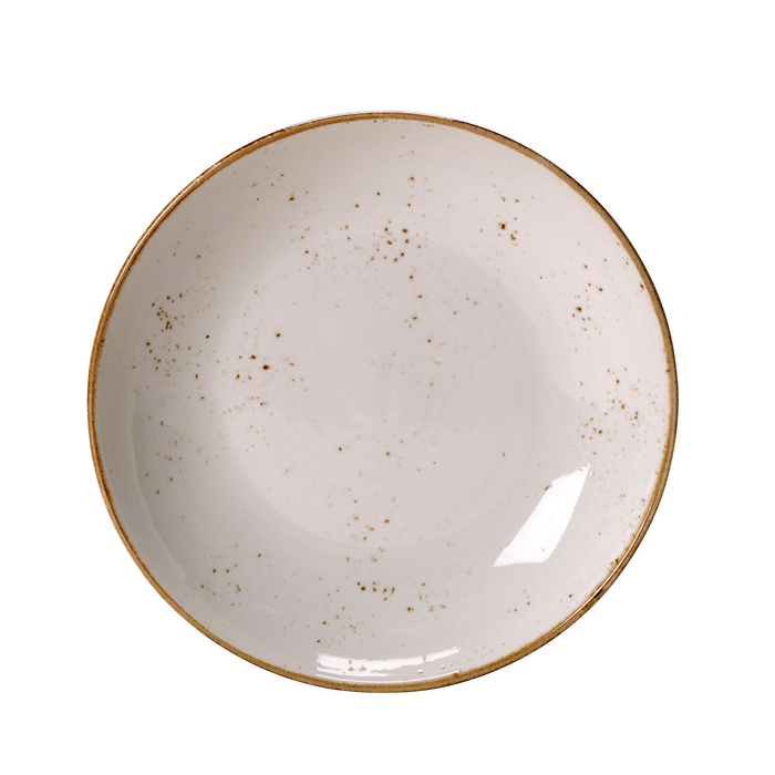 Prato Fundo Craft Branco 25cm, Porcelana vitrificada - Steelite - 5018461425381