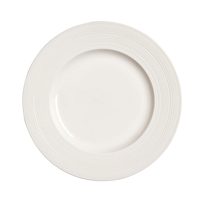 Prato Raso 25cm, Concorde, Porcelana branca com acabamento suave e borda reforçada - Steelite - 5018461752388