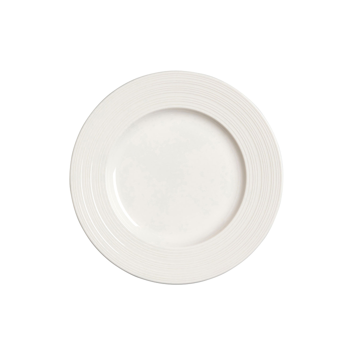 20cm Flat Plate, Concorde collection, Porcelain with a smooth finish and reinforced rim - Steelite - 5018461752401