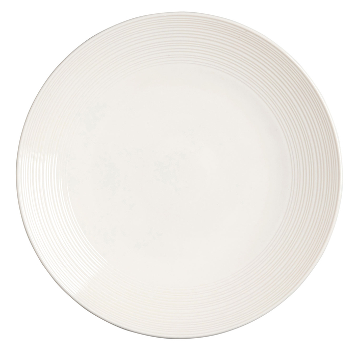 Prato Marcador 30cm, Concorde, Porcelana branca com acabamento suave e design coupe - Steelite - 5018461752456