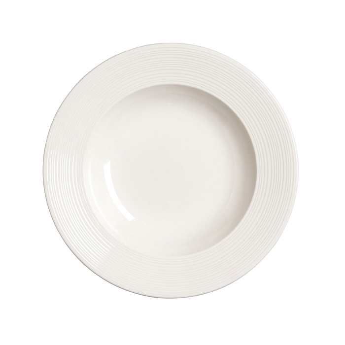 Prato Pasta 28cm, Concorde, Porcelana branca com acabamento suave - Steelite - 5018461752319