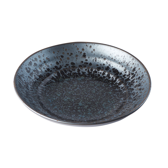 Black Pearl serving bowl with inner pattern 28,5cm - MIJ - 8594197821866