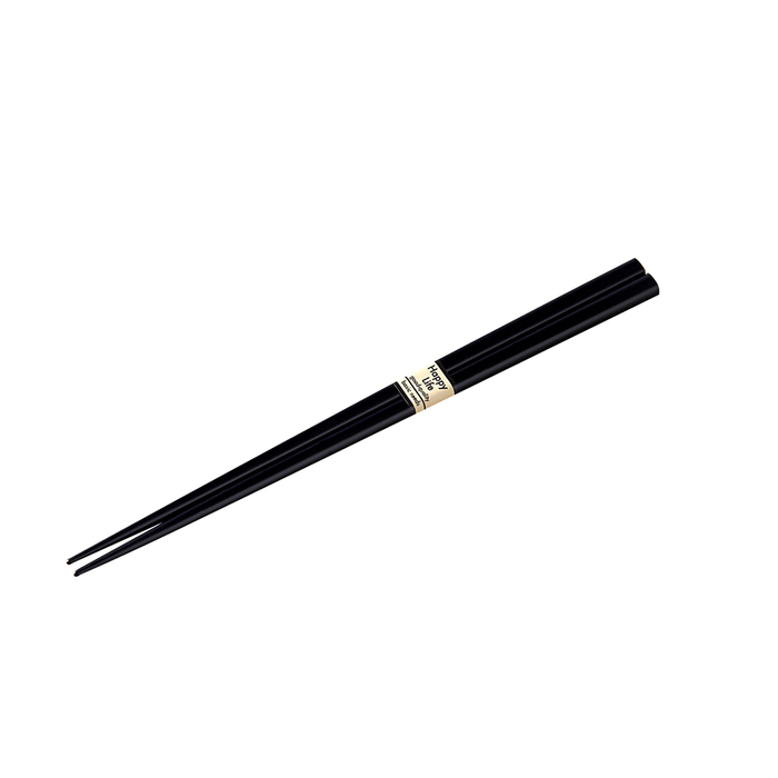 Black lacquered chopsticks handmade in Japan, 23 cm, elegant craftsmanship - MIJ - 8594197824355