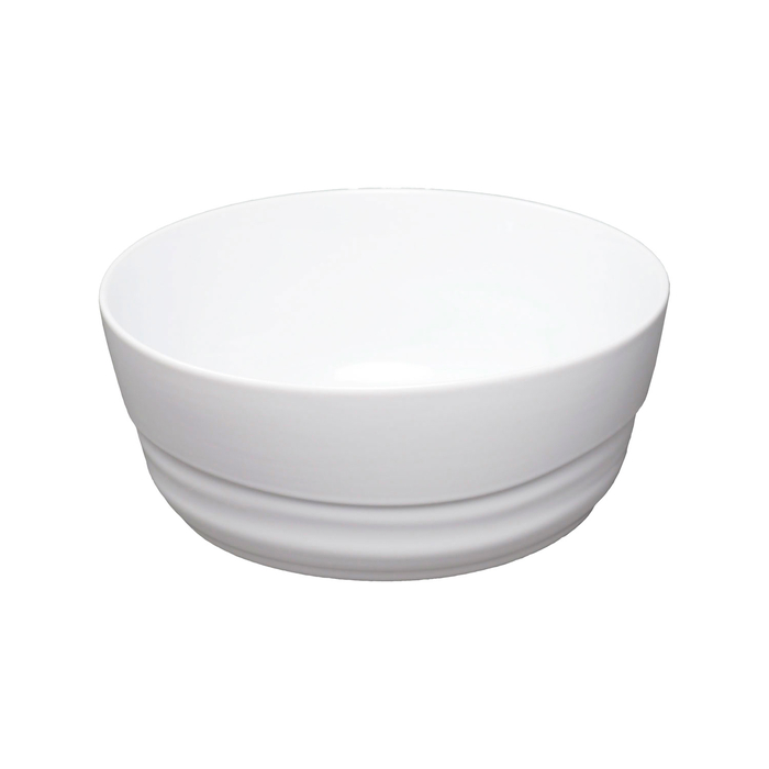 Salad bowl Agma 25cm, White - Costaverde - 5603578104009