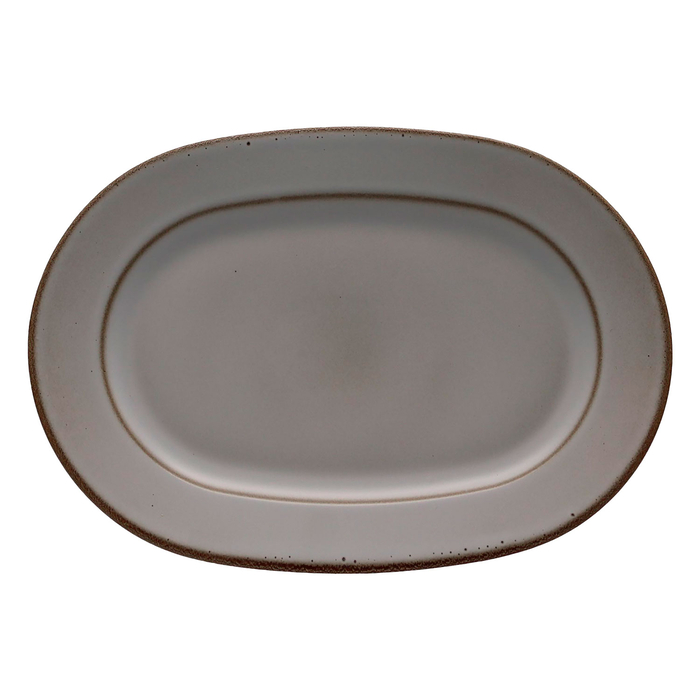 Eccentric platter, 26x26cm, vitrified Porcelain - Costaverde - 5603578203528