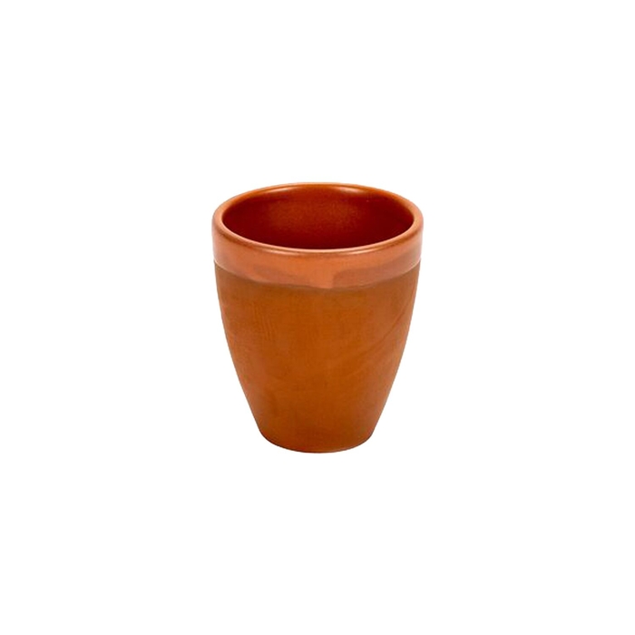 Maria Terracota Set 4 Copos de Café Terra Salmão 9 cm - Maria Portugal Terracota - 5600851021046