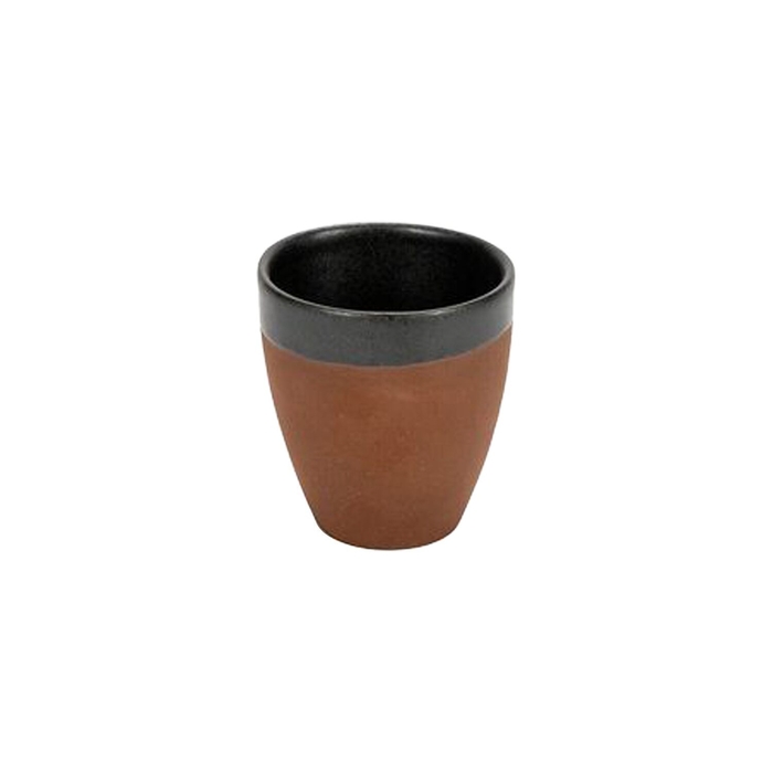 Maria Terracotta Terra Grey Set of 4 Coffee Cups 9 cm - Maria Portugal Terracota - 5600851021022