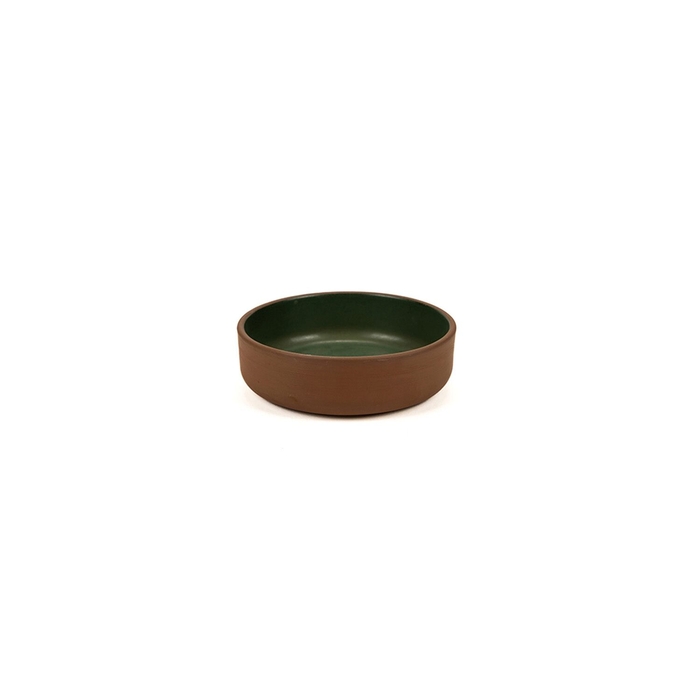 Maria Terracota Terra Green Large Low Bowl 20 cm - Maria Portugal Terracota - 5,60079E+12