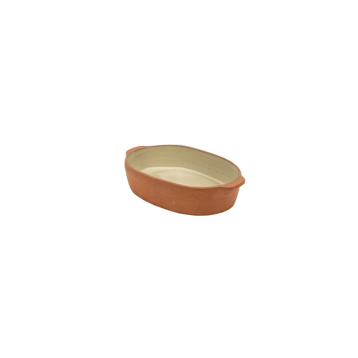 Maria Terracotta Terra Oval Baking Dish Cream 22 cm - Maria Portugal Terracota - 5600785603257