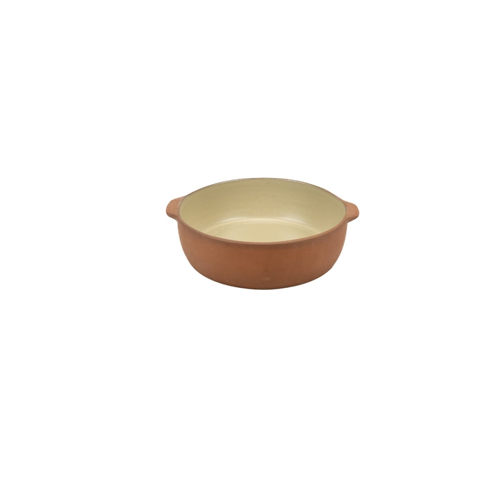 Maria Terracotta Terra Round Baking Dish Cream 22 cm - Maria Portugal Terracota - 5600851020704