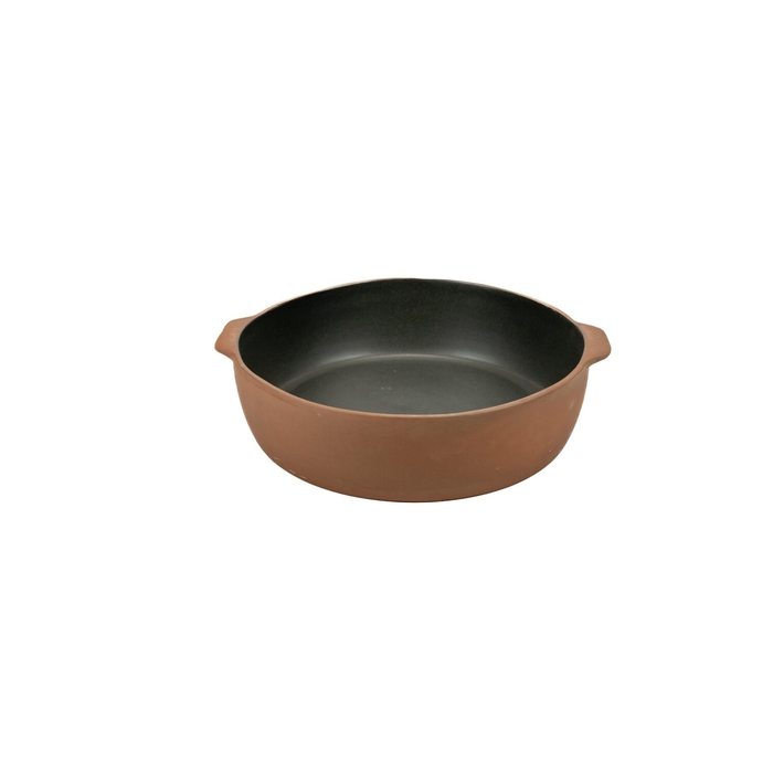 Maria Terracotta Terra Round Baking Dish Grey 27 cm - Maria Portugal Terracota - 5600851020759