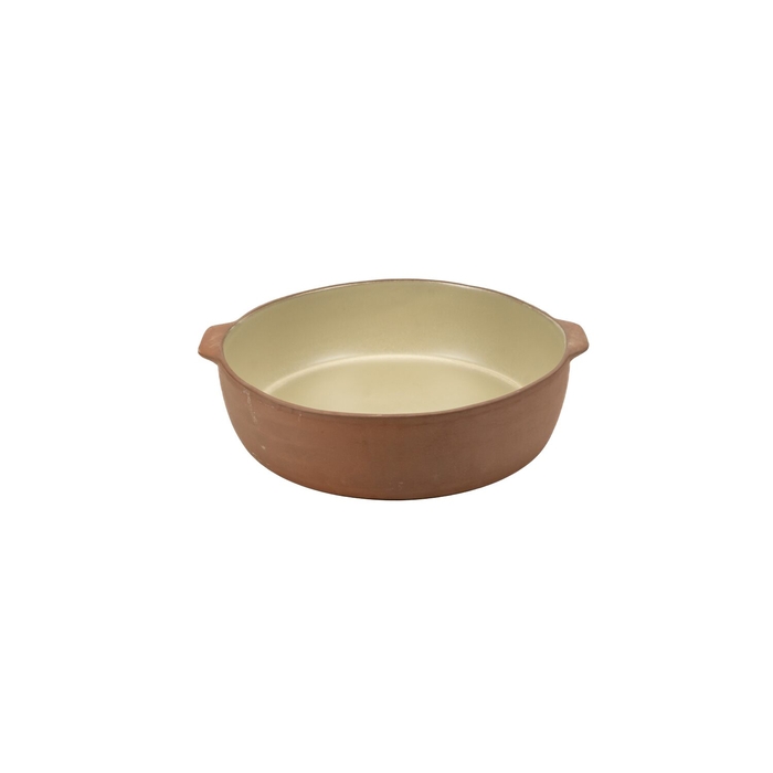 Maria Terracotta Terra Round Baking Dish Cream 27 cm - Maria Portugal Terracota - 5600785603288