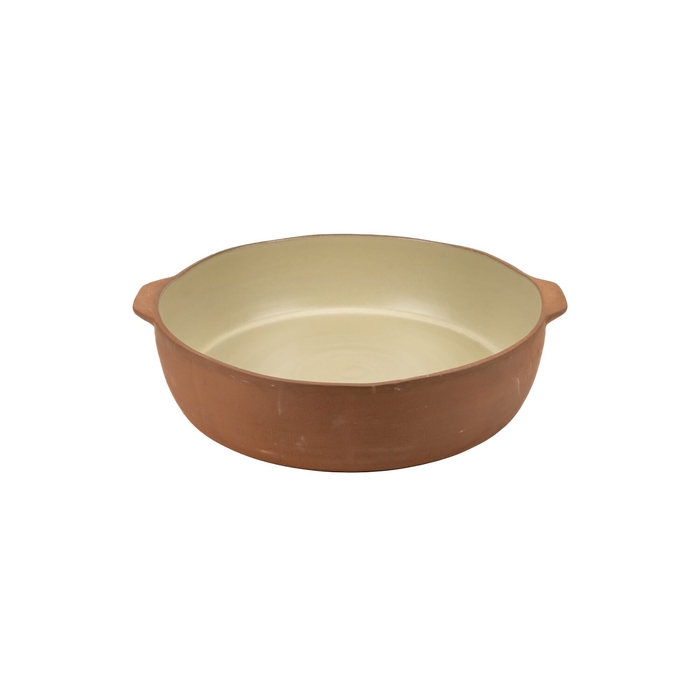 Maria Terracotta Terra Large Round Baking Dish Cream 31 cm - Maria Portugal Terracota - 5600785603295