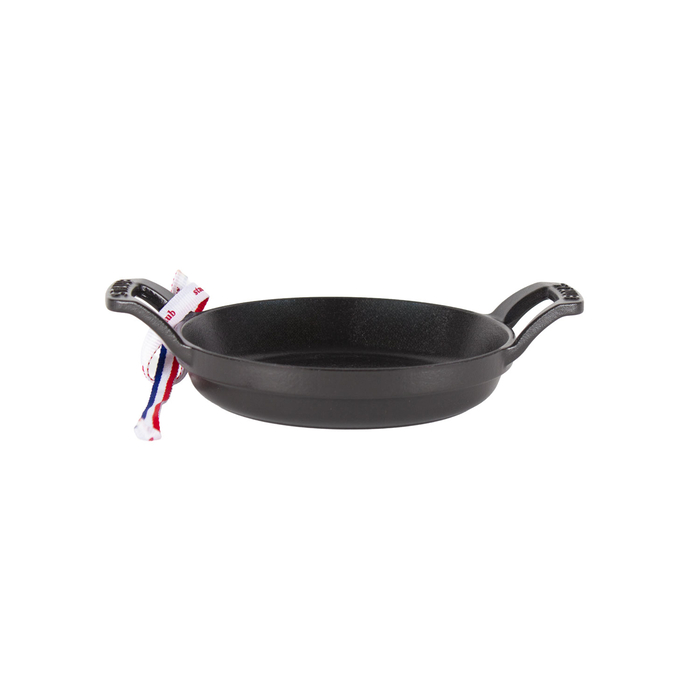 Staub 16cm Round Oven Pan, Black Cast Iron - Staub - 3272343016230