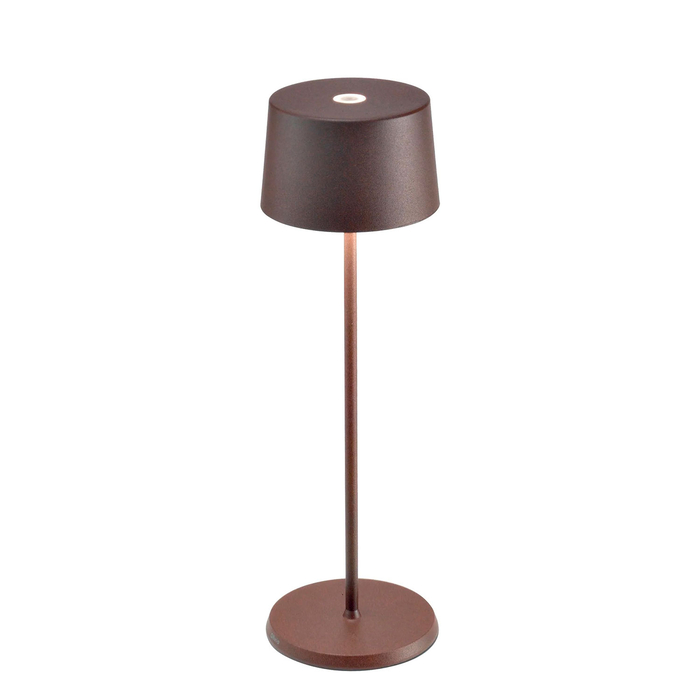 Candeeiro Castanho, 35cm, Olivia - Zafferano - 8,05404E+12