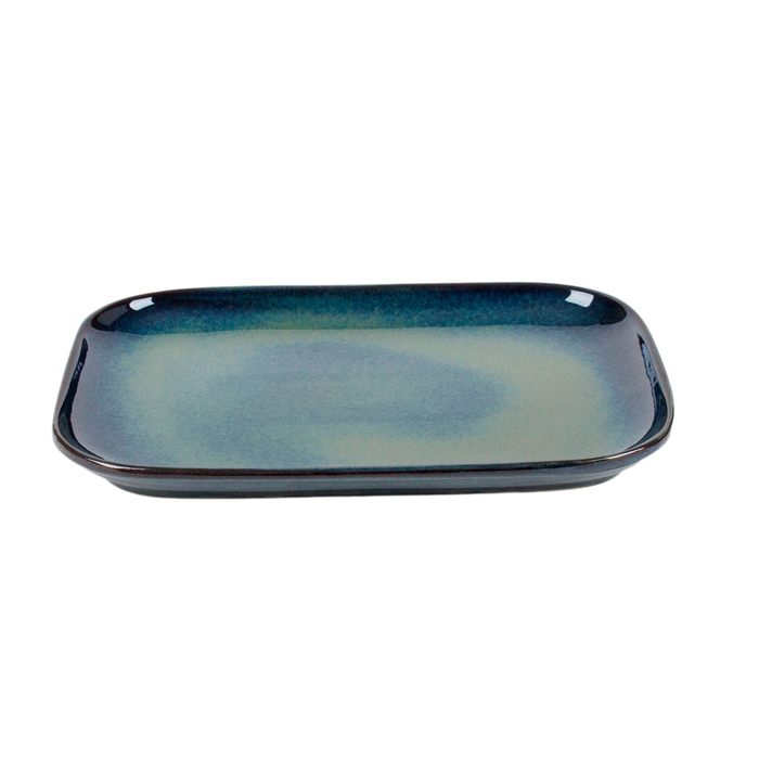 Serving plate Organic Blue 35x24cm - Organic - 5604256028624