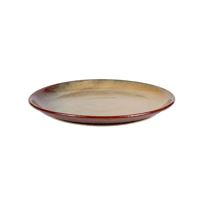 Prato sobremesa Organic Castanho 22cm - Organic - 5604256024718