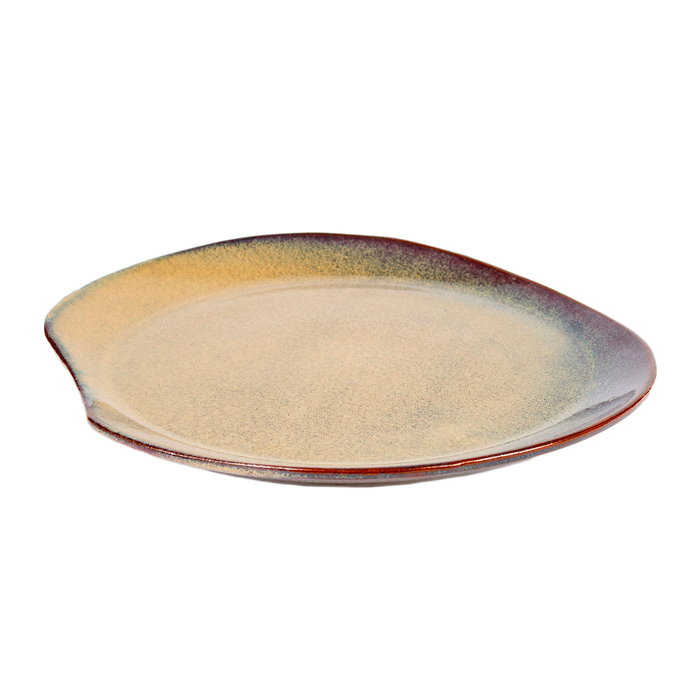 Oval dinner plate Organic Brown 30cm - Organic - 5604256024725
