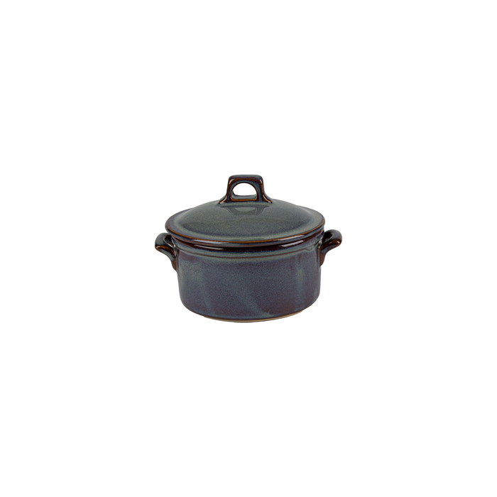 Mini Casserole 12x6cm Organic Stoneware Green oven and microwave safe - Organic - 5604256024879