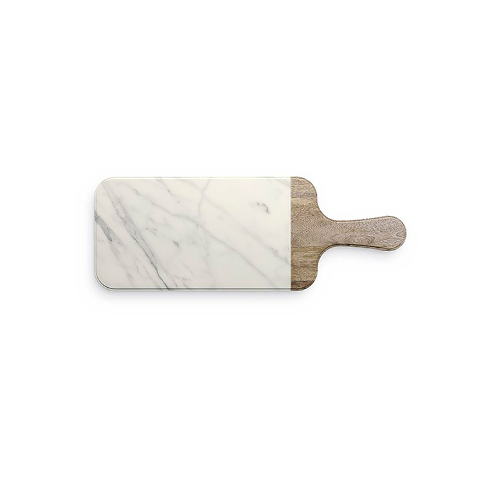 Tábua Retangular Carrara, Melamina, 43×15cm - Touch Mel - 8028460482114