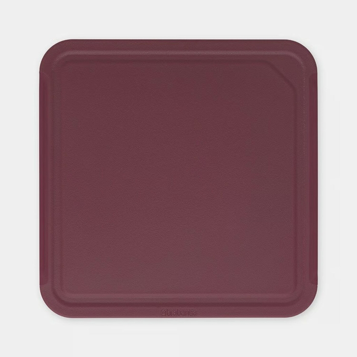 Brabantia Tasty+ Chopping Board 25x25 cm Aubergine Red Plastic - Brabantia - 8710755123139