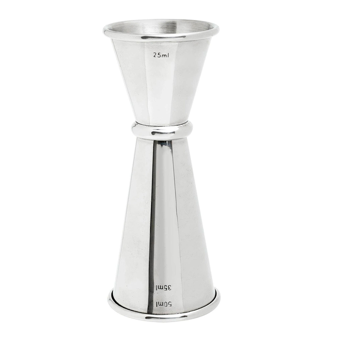 Double Jigger 25/35/50ml, Stainless Steel - Beaumont - 5020229106098