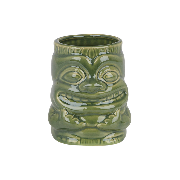 Green Tiki Mug 425ml, Ceramic - Beaumont - 5020229110118