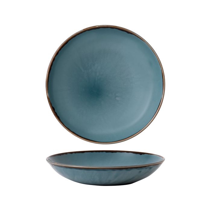 Prato fundo Harvest Blue 25cm - Dudson - 5602737076102