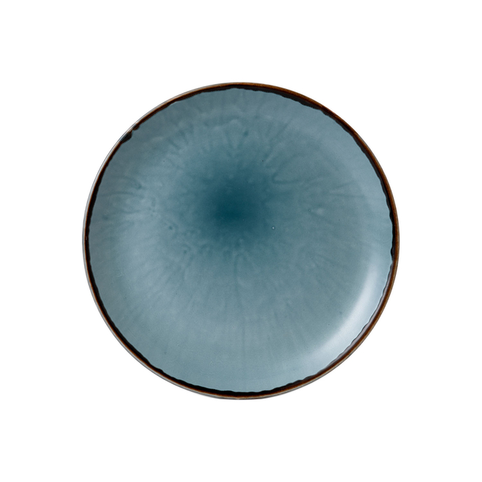 Dinner coupe plate Harvest Blue 29cm - Dudson - 5602737076133