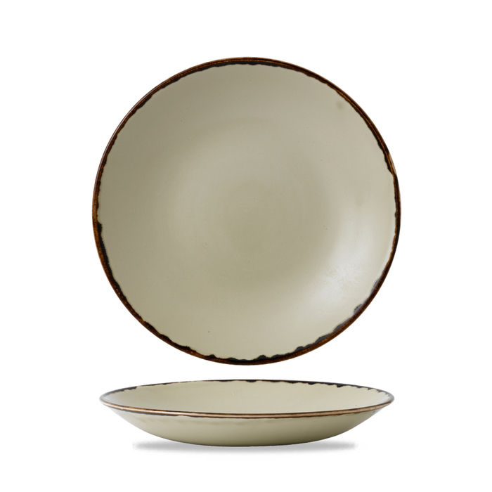 Deep plate Harvest Linen 28cm - Dudson - 5602737076379