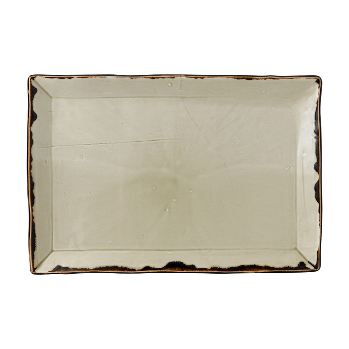 Harvest Linen serving plate 28x19cm - Dudson - 5602737076423