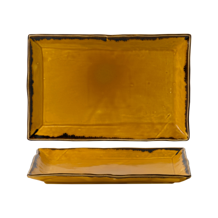 Travessa retangular Harvest Mustard 35x23cm - Dudson - 5034414450132