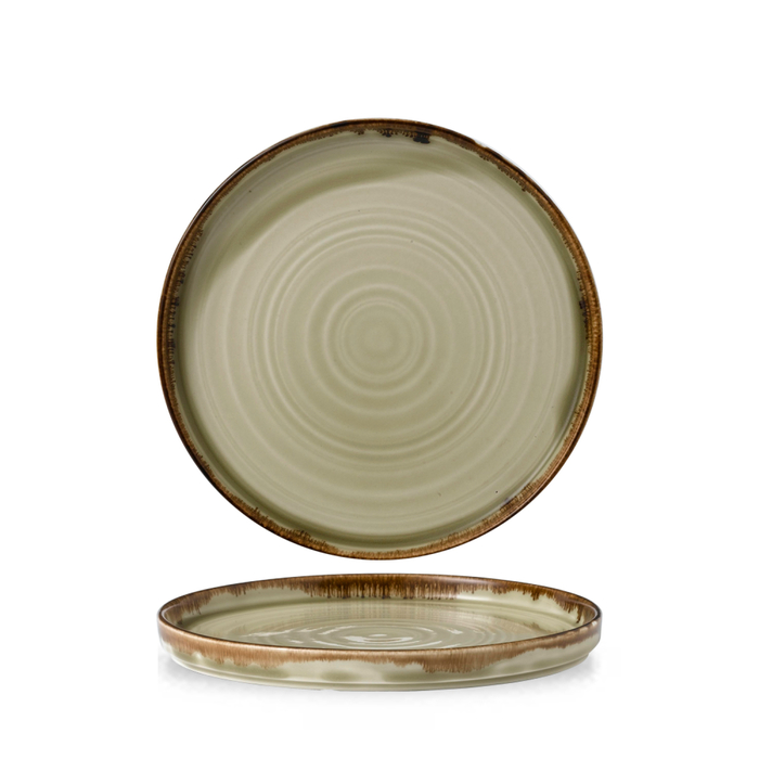 Prato raso Harvest Linen walled 21cm - Dudson - 5034414449488