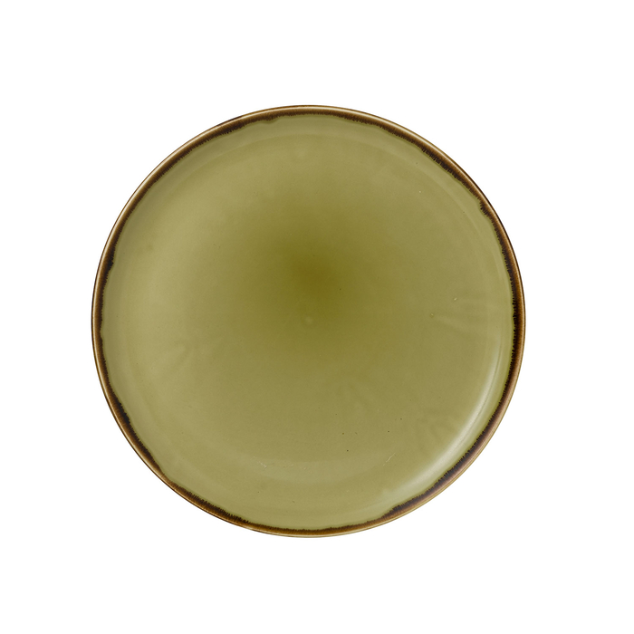 Harvest Green coupe plate 26cm - Dudson - 5034414442779