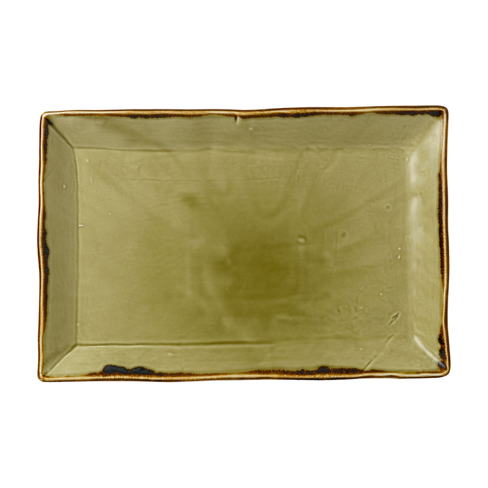 Travessa retangular Harvest Green 35x23cm - Dudson - 5034414443660