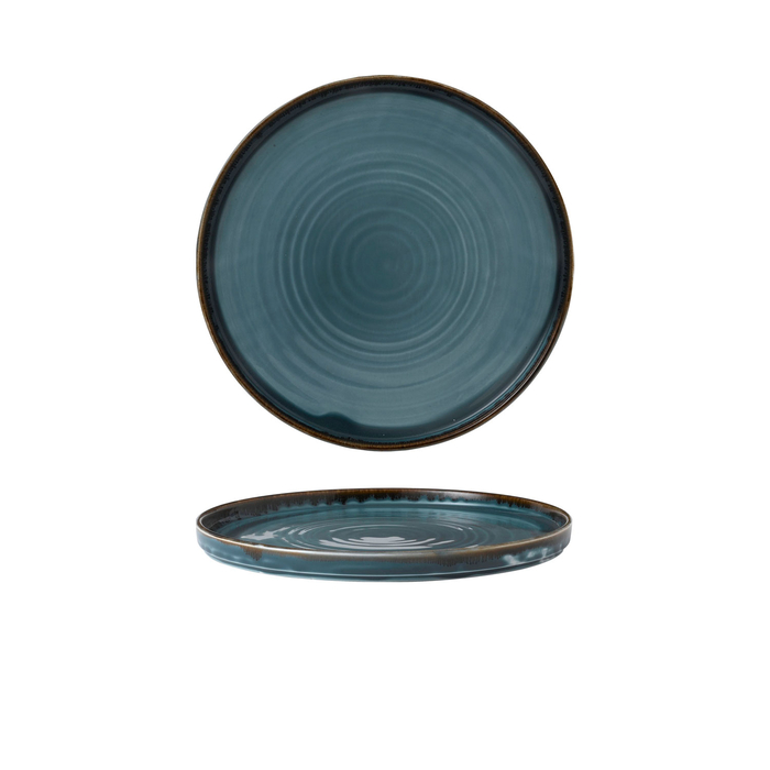 Dinner plate Harvest Blue walled 21cm - Dudson - 5034414449549